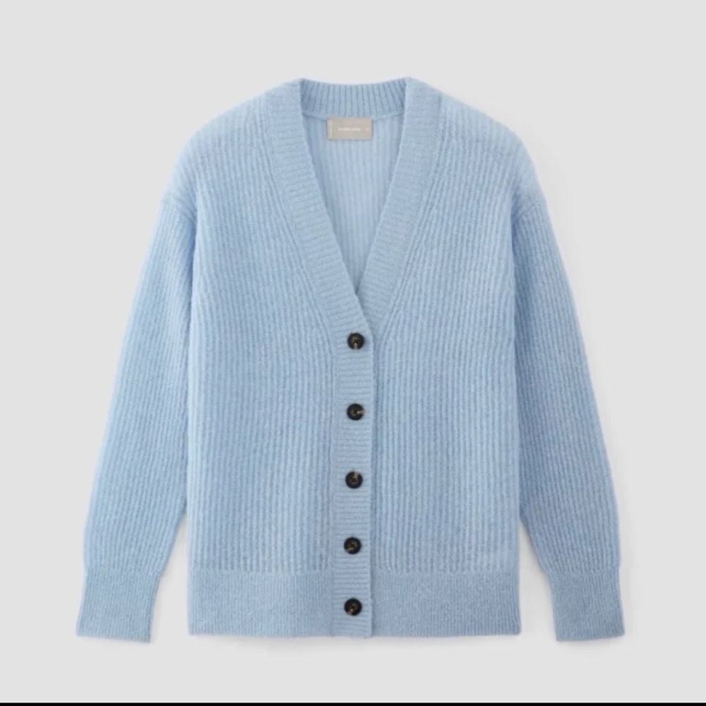 Everlane THE ALPACA OVERSIZED CARDIGAN 
size XXS oversized fits up to a Large - Picture 2 of 12